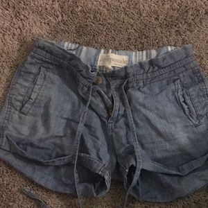 Jean cargo shorts